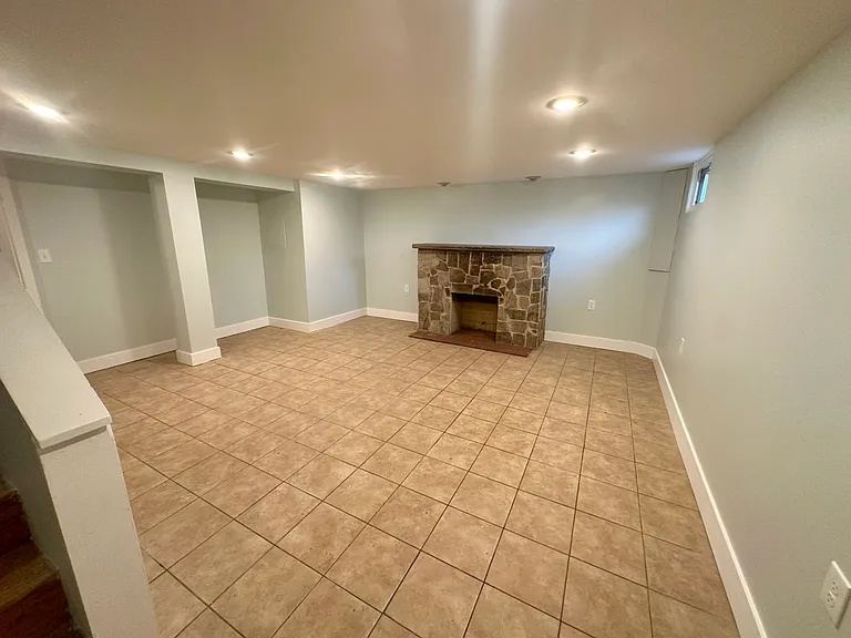 Basement living area
