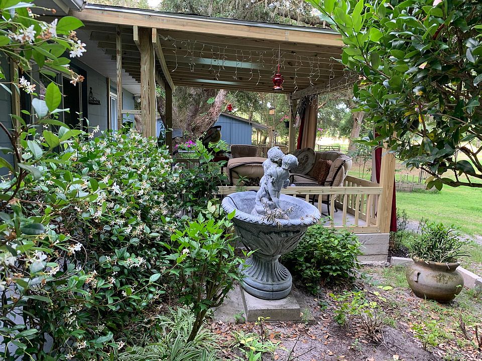 The view from the kitchen door