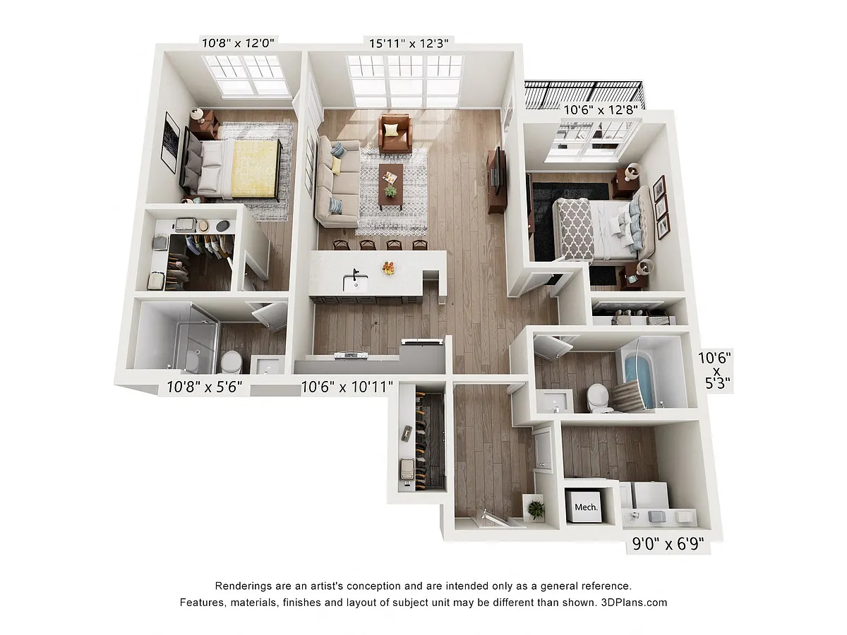 Floor plan Kohlman Style D