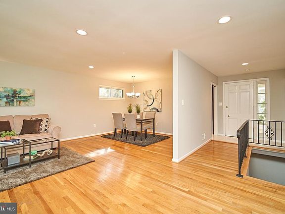 Hardwood floors throughout main level