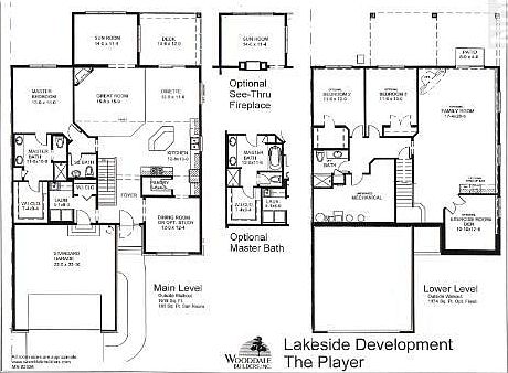Floor Plan-opt'l items incl.