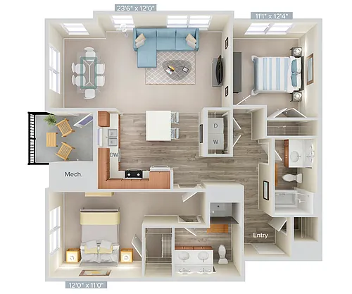 Floor plan B2-1161-6410