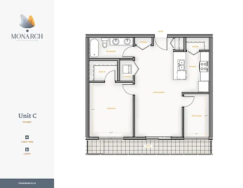 Floor plan 603
