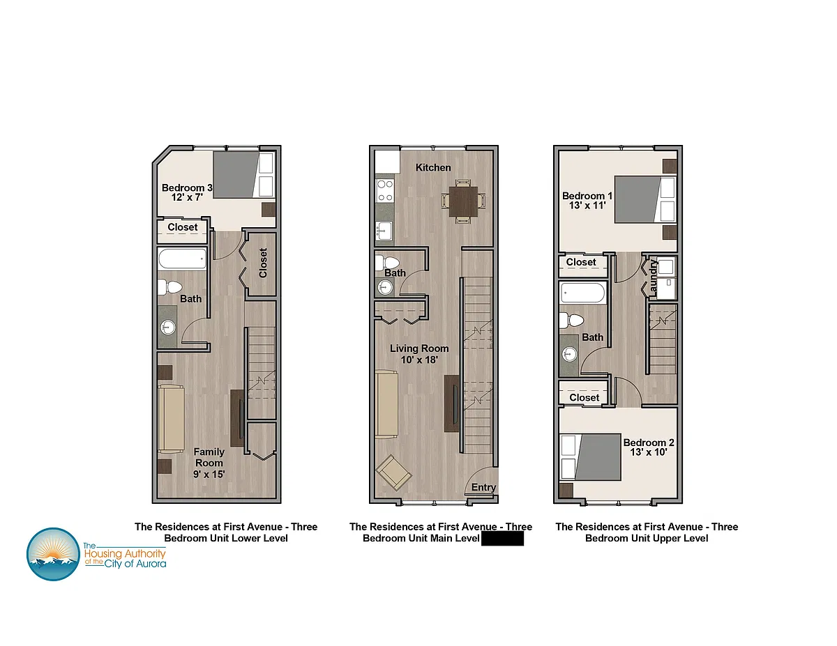 Floor plan Hyacinth - 3 Bed