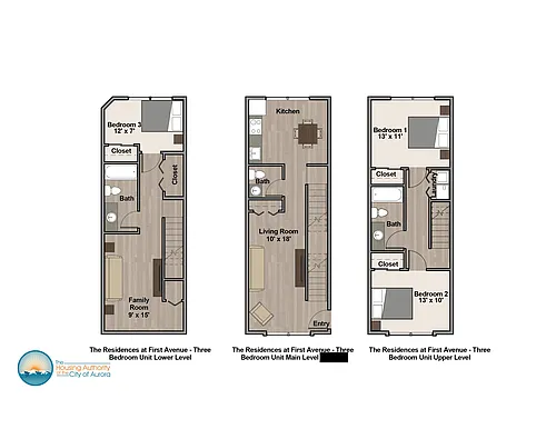 Floor plan Hyacinth - 3 Bed