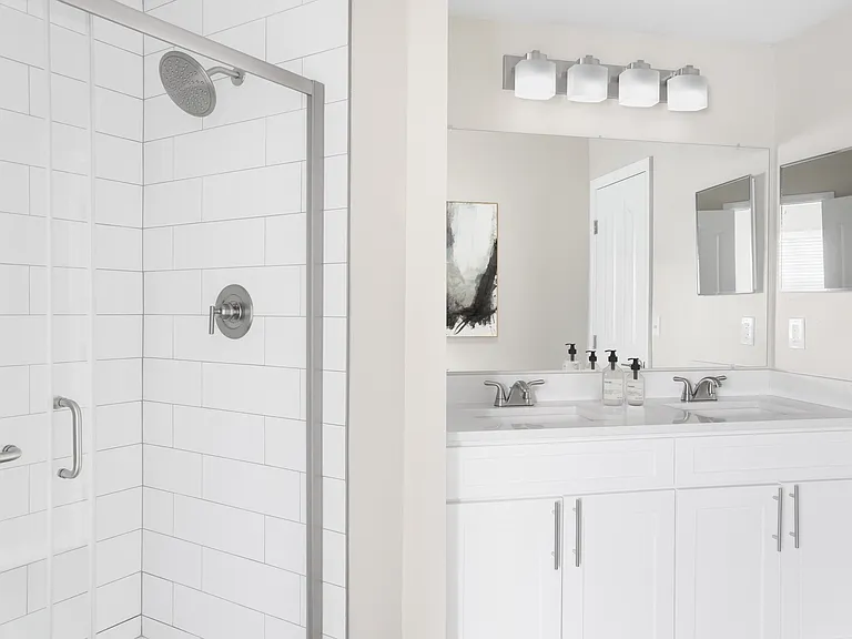 Refresh and recharge in a spa-inspired bathroom.