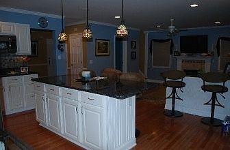 Updated and open kitchen