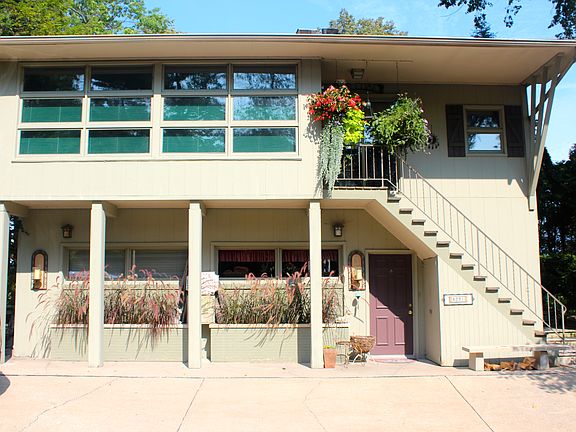 South entry and parking.