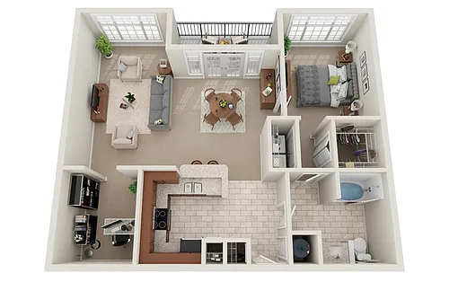 Floor plan A1F