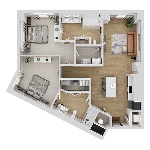 Floor plan B8