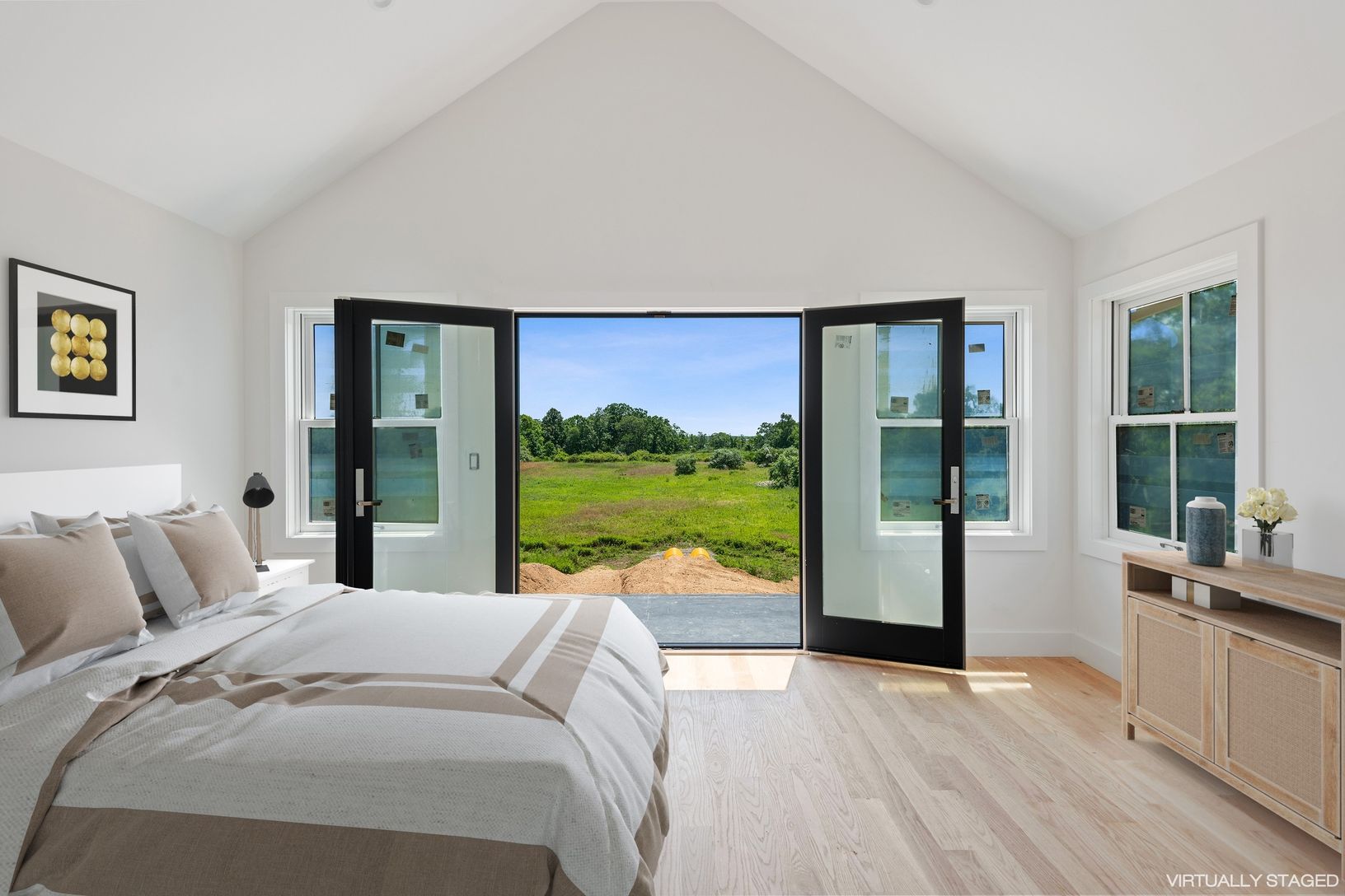  Main Bedroom, view to meadow