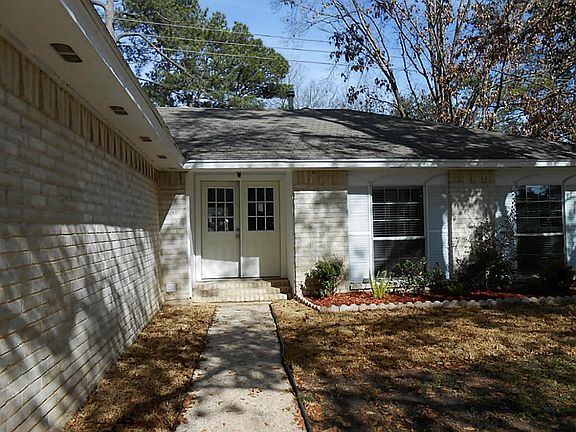 Enter the home through the recent double doors!