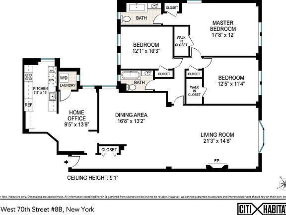2nd image of 30 W 70th St APT 8B