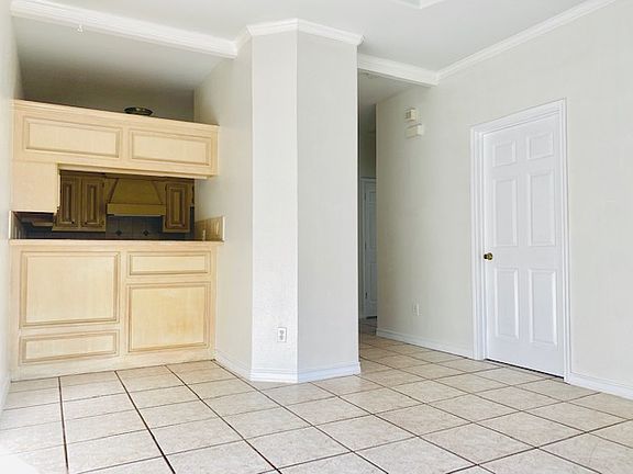 Entrance to first bedroom off main living room.