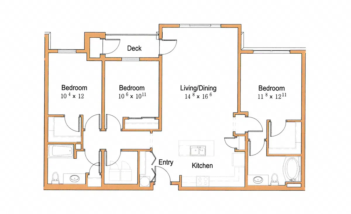 Floor plan 3X2 D4