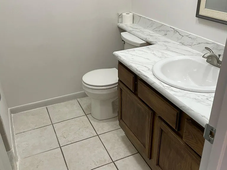 Downstairs 3/4 bathroom