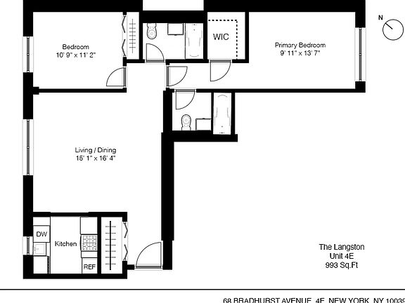 2nd image of 68 Bradhurst Ave APT 4E