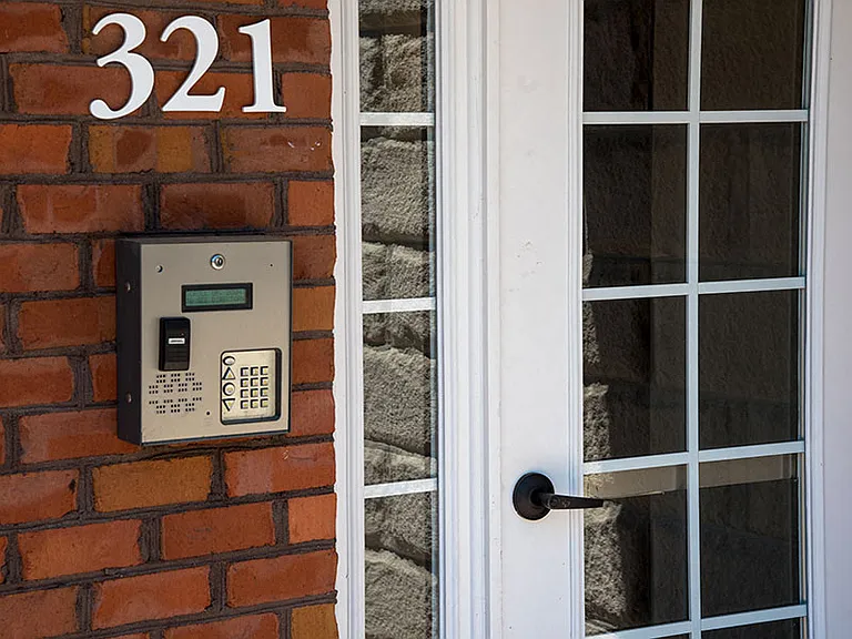 Controlled Access Entries at The Village Lofts, Greensboro, North Carolina