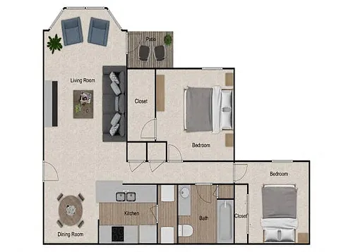 Floor plan Madison Renovated