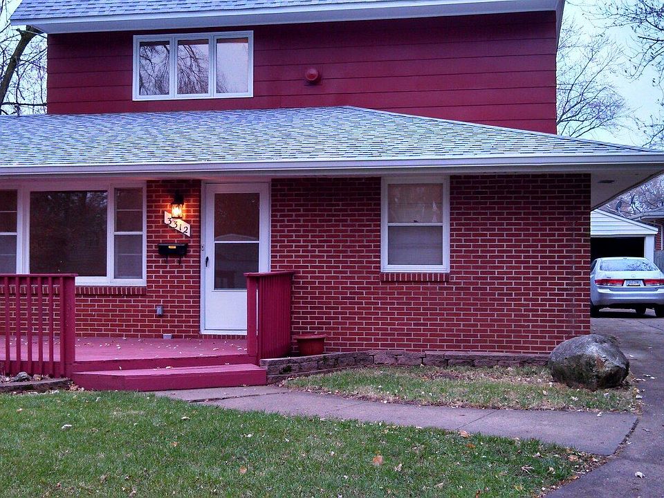 Front of 3312 68th Street with porch