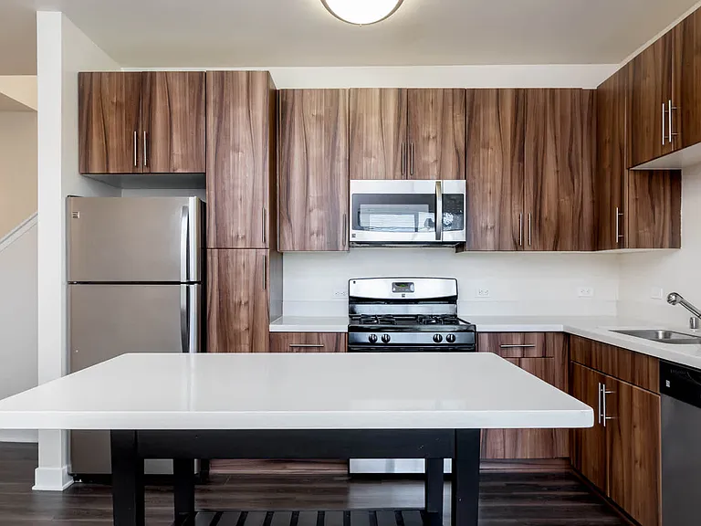 Kitchen with Stainless Steel Appliances