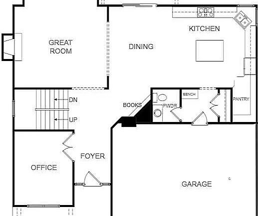 Floor plan - main level