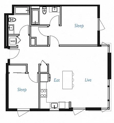 Floor plan A3- 2C