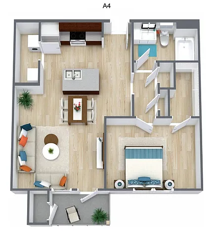 Floor plan A4