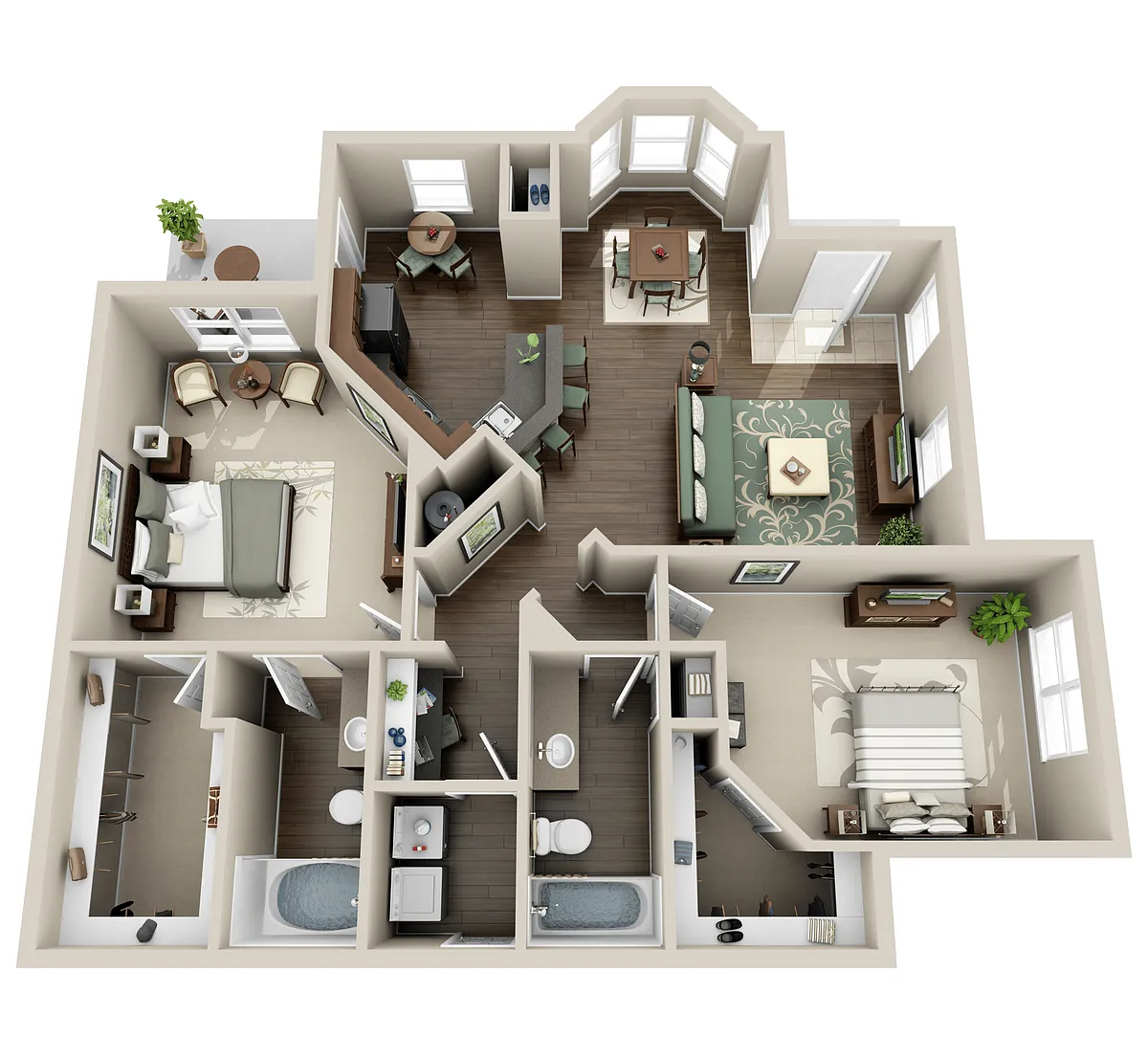 Floor plan B3L