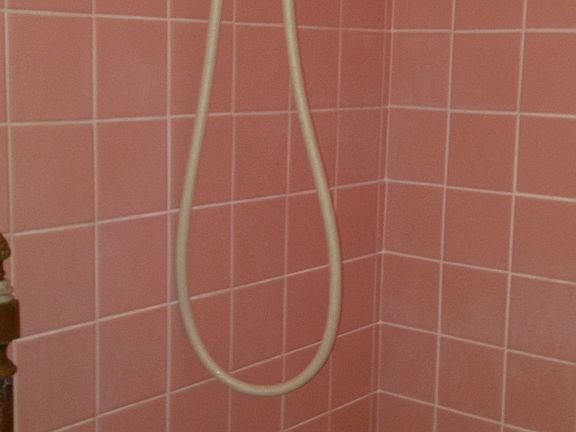 tiled shower