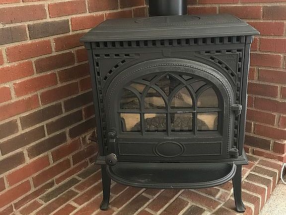 Propane parlor stove