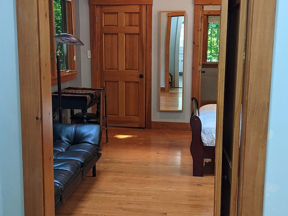 Hallway from kitchen/dining to bedroom suite. Not pictured is a pantry and book shelf in the hallway