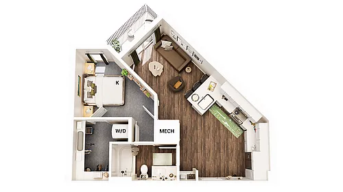 Floor plan A1B
