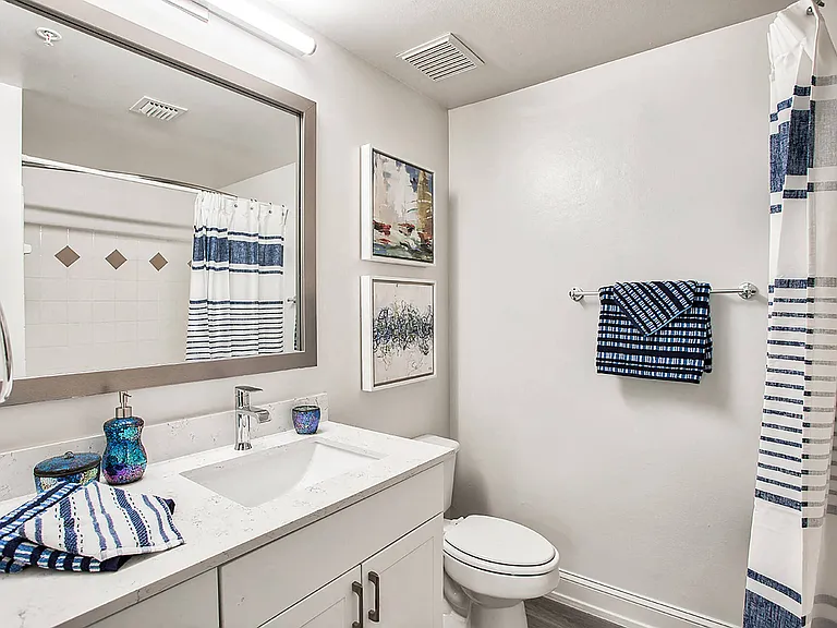 Renovated bathrooms