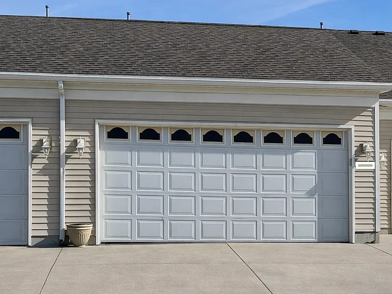 2 car garage with storage space