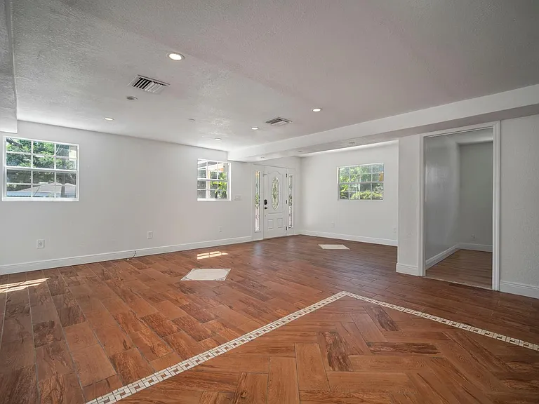 Side view of Living room and dinning room