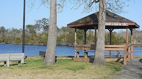 walk park fishing canoes
