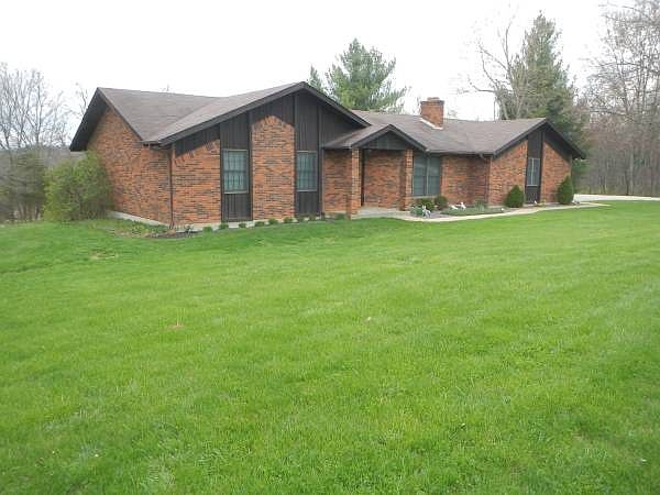 Front of home from yard.