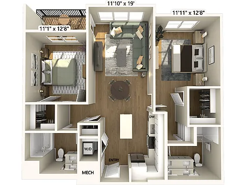 Floor plan B1-1072-1