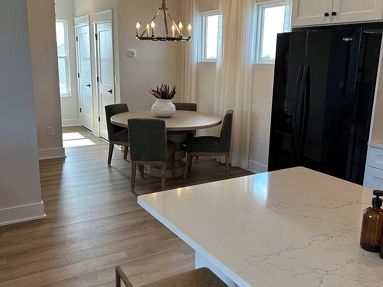 Sample of furnished dining area