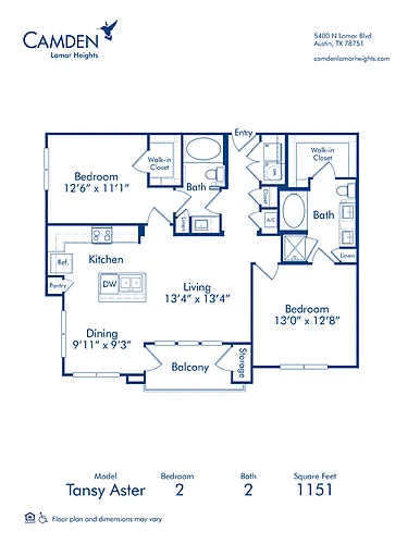 Floor plan Tansy Aster