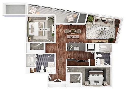 Floor plan B4