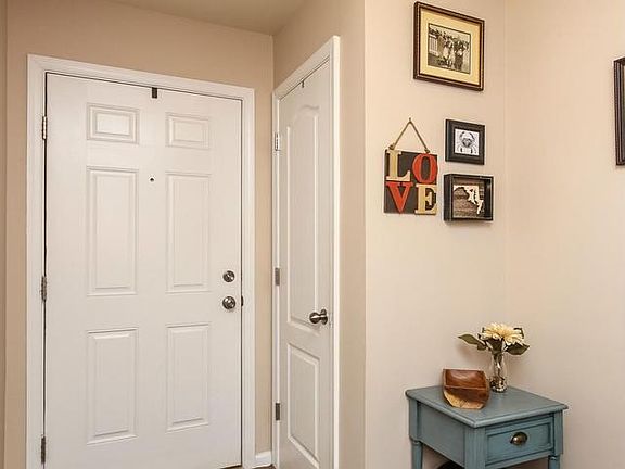 Foyer with Hardwood Porcelain Tile