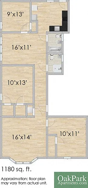 Floor plan 101 Washington