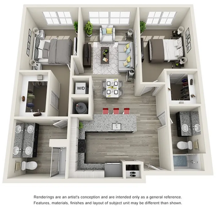 Floor plan 2C