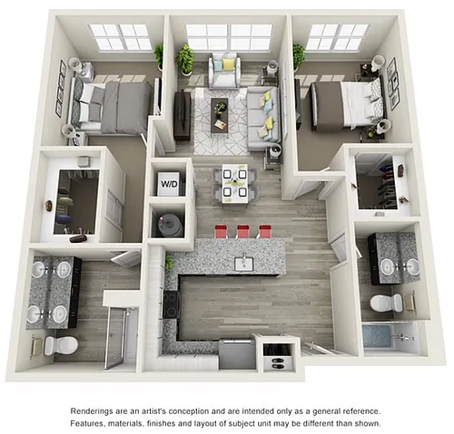 Floor plan 2C