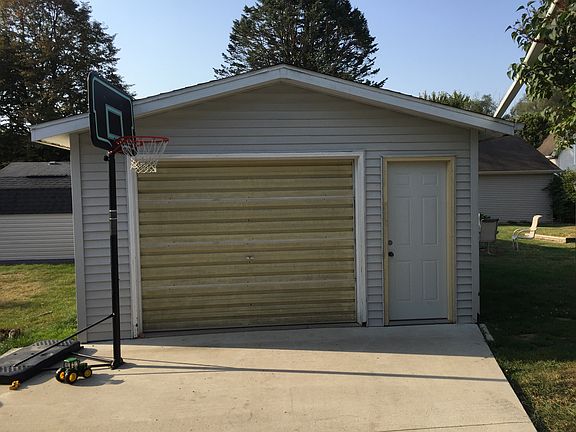Front of garage