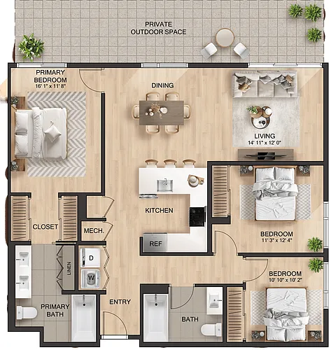 Floor plan C3