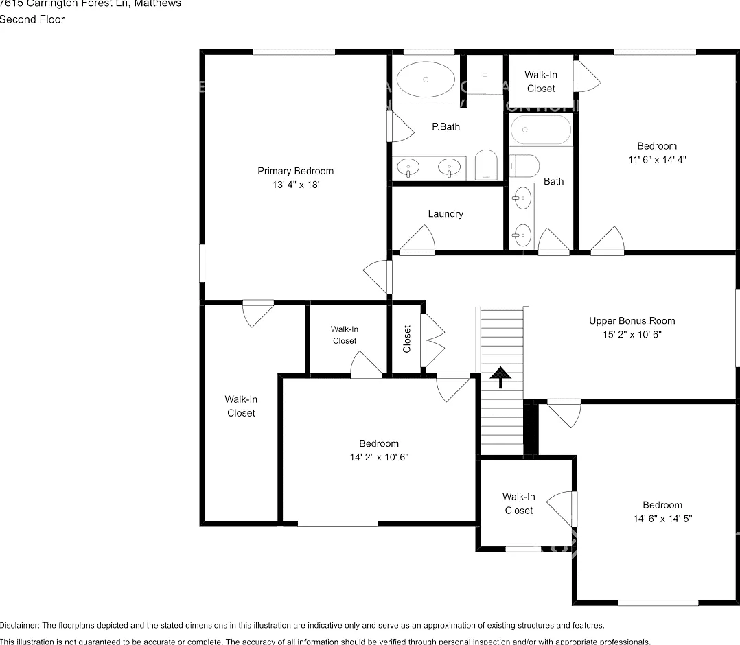 7615 Carrington Forest Ln Matthews, NC 28105 — Photo 3