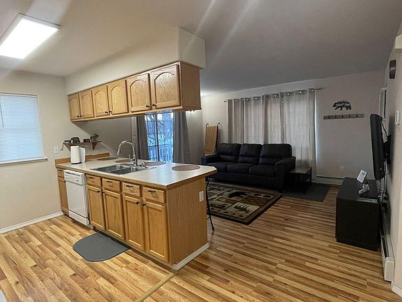 Kitchen + Living Room View